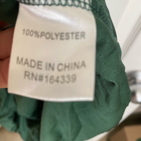 NWT Petal & Pup Nique Strapless Mesh Midi Dress- Emerald XL - Picture 6 of 6